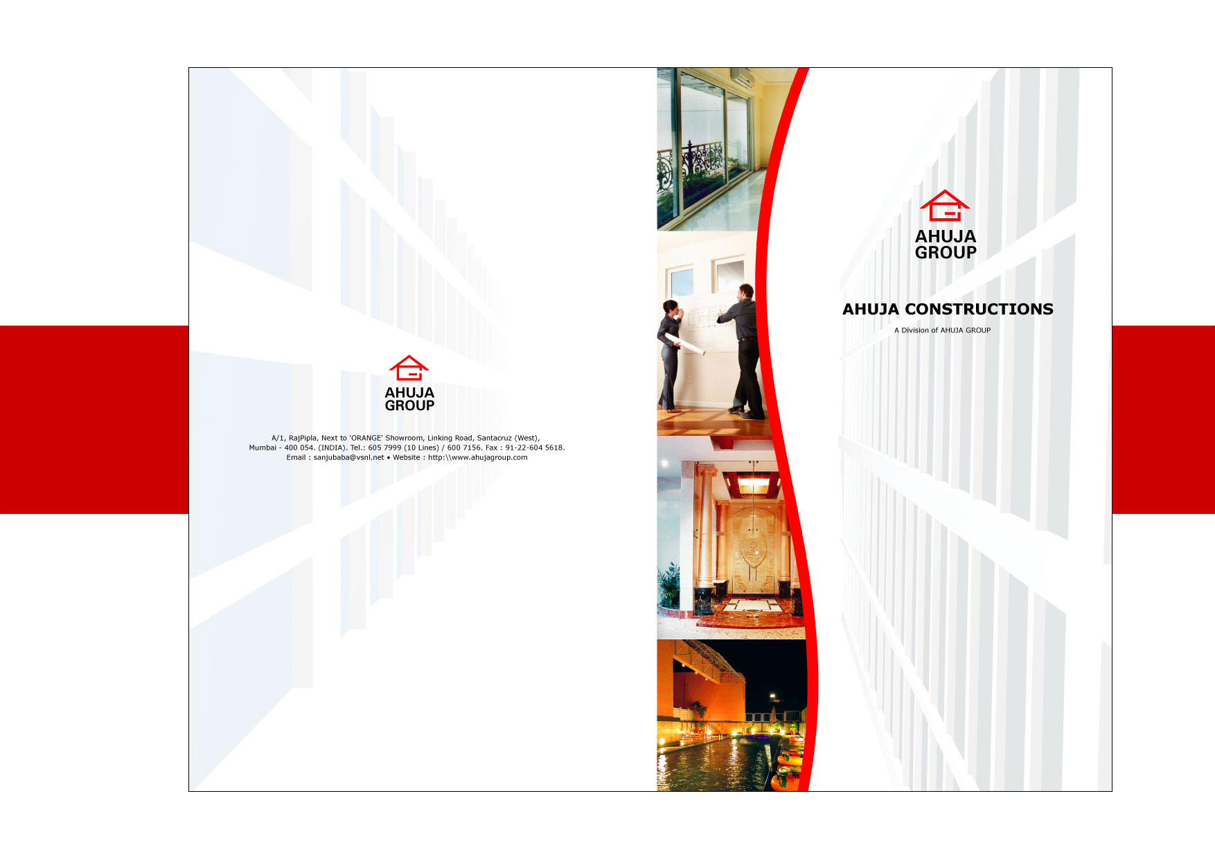 Ahuja Group — hero plate